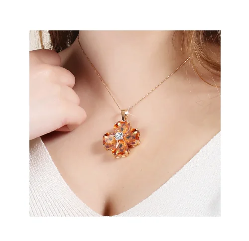 

32897 -Xuping Jewelry Trendy Flower Shaped Charm Pendant with 18K Gold Plated