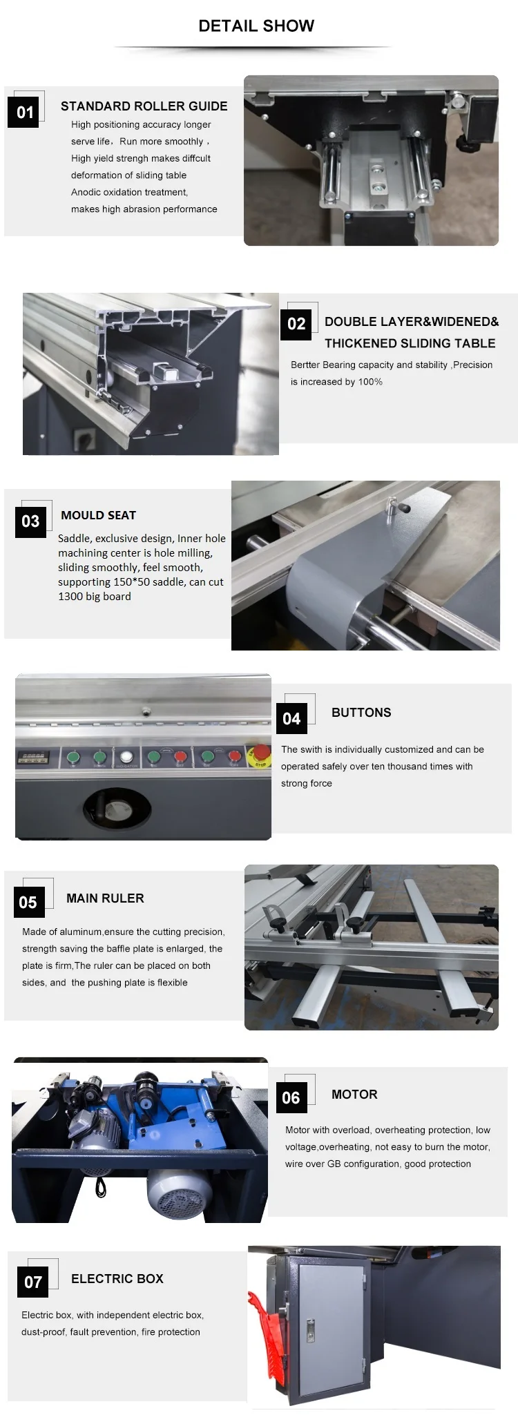 NEW Italian design saw machines precision sliding table panel saw