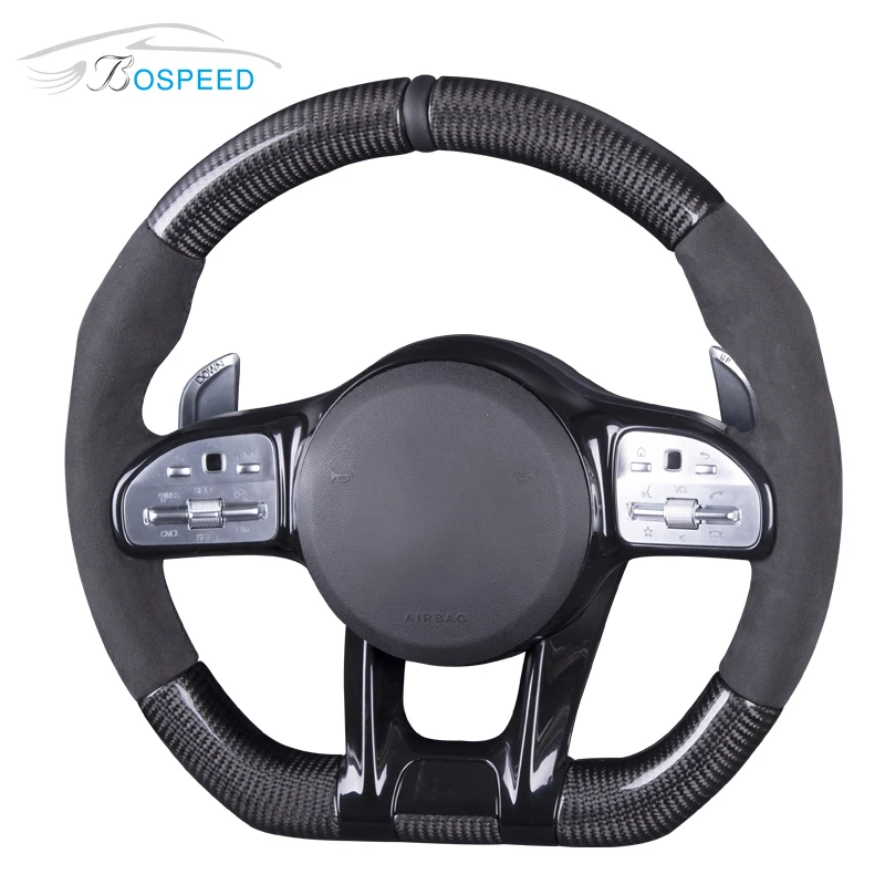 

Hot Sale Carbon fiber steering wheel for Benz AMG For A35 A45 C43 C63