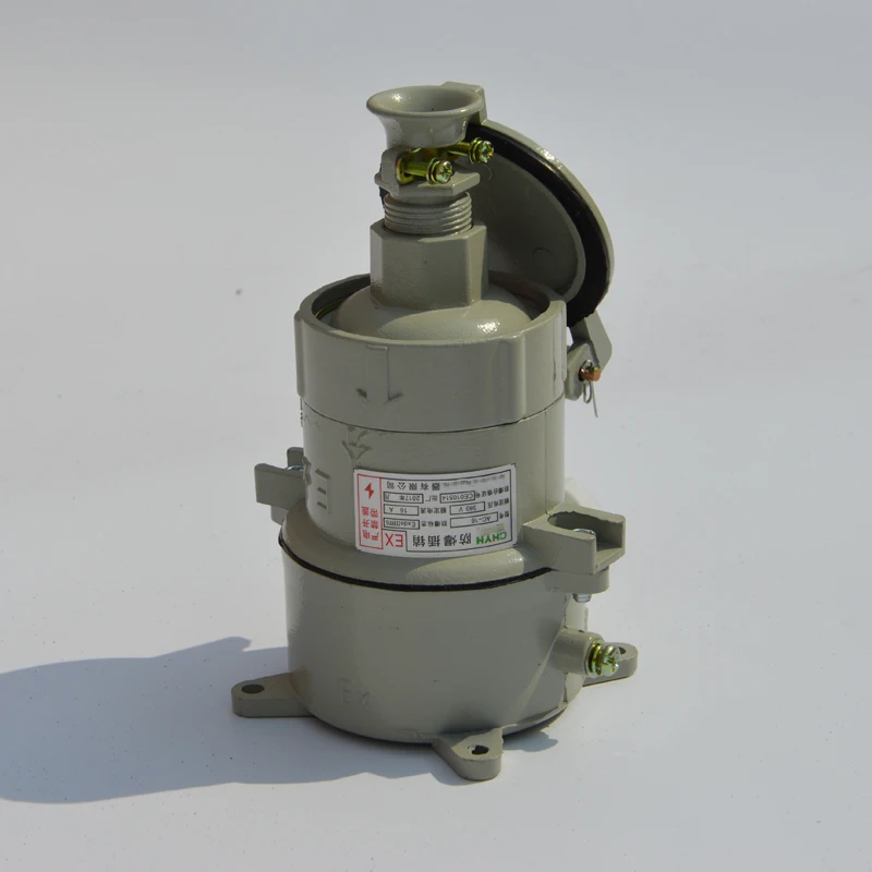 Aluminum alloy explosion-proof socket 16A explosion-proof plug ac-16 220V/380V three holes four holes five holes