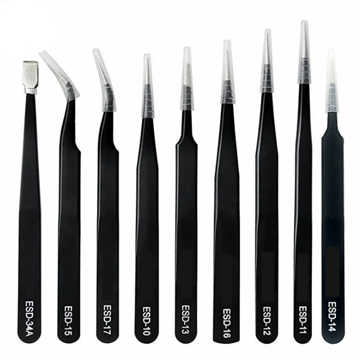 

Vetus tweezers eyelash extensions Wholesale price Volume Eyelash Extensions Tweezer Set Stainless Steel Tweezer, Silvery