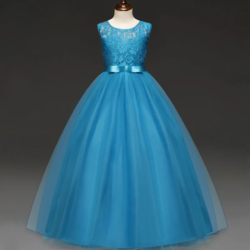 

S0137A csutom puffy flower birthday party wedding princess Flower girl dress