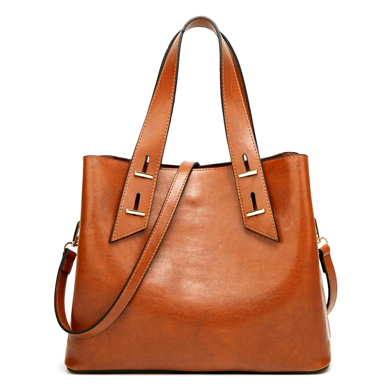 

customization brand leather women hand bags high quality big ladies trendy tote handbags