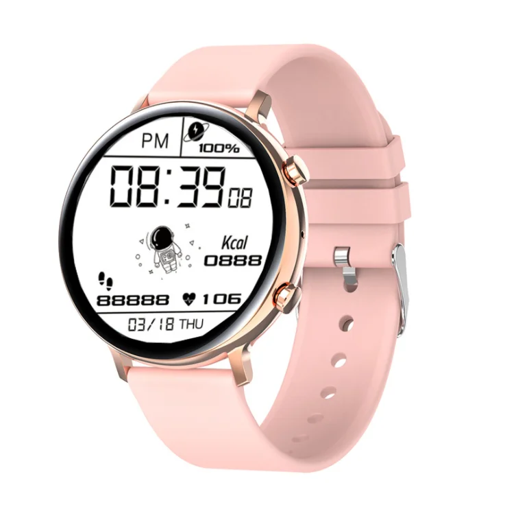 

GW33 BT Call Smart Watch IP68 Waterproof Full Touch Screen Ecg Blood Pressure Rose Gold Smartwatch