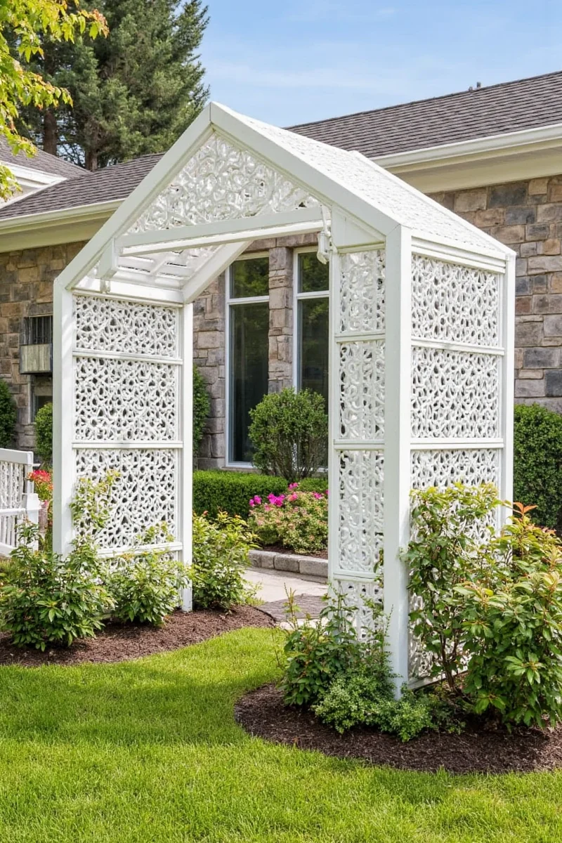 Comparison of different trellis materials