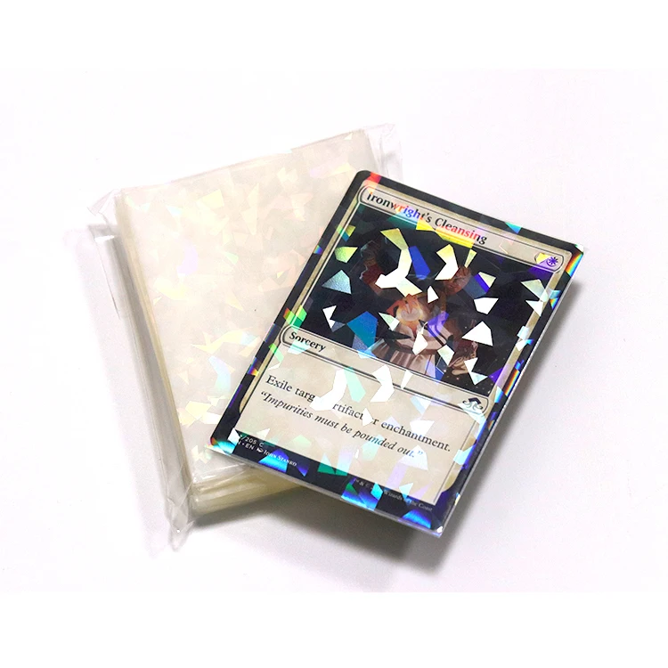 

Hot Sells 5000PCS  MTG SIZE HOLOGRAM CARD SLEEVES, holographic card sleeves