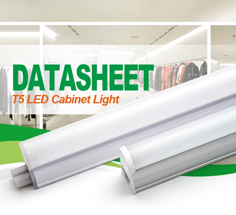 T5 PC Integrated LED Tube Lamp For Supermarket