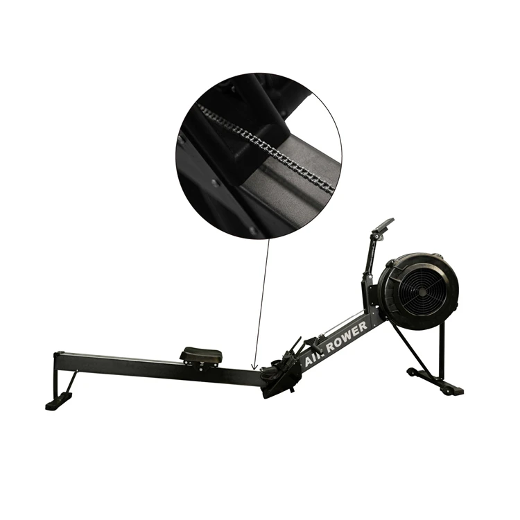 

Delivery from France warehouse low noise gym rower fitness equipment for home use fitness equipment, Black