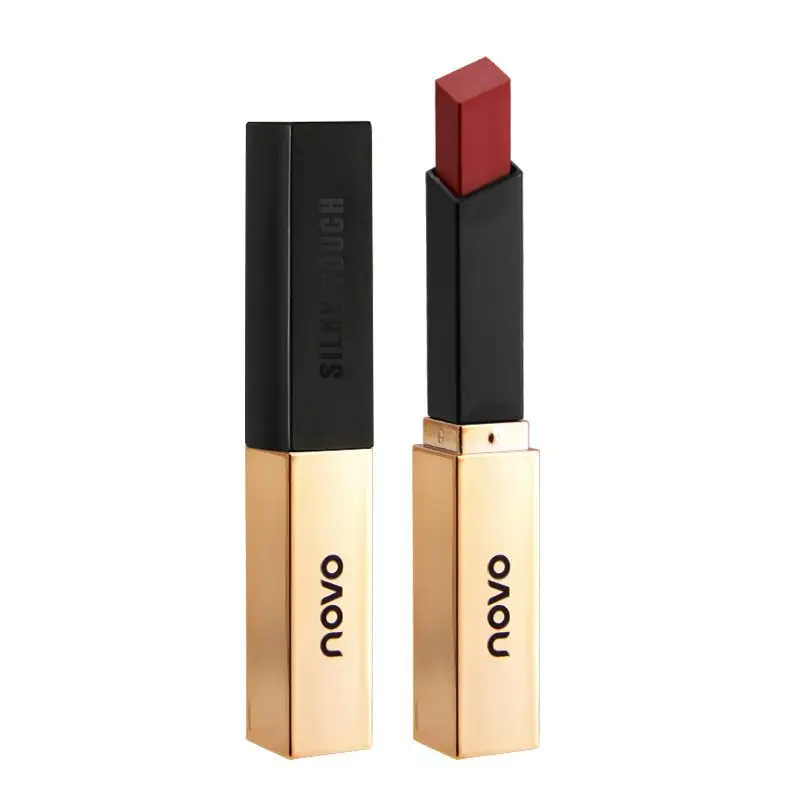 

novo red lipstick private label 6 colors factory direct sale moisturize vendors long-lasting low moq red lipstick