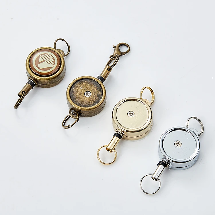 
Heavy Duty Stainless Steel Metal Retractable Badge Reel Holder 