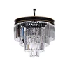 Chandelier Lighting Lamp Crystal Glass Spear Prism Pendant Light for Hotel Home Decoration