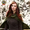 Dark Palace Style Halloween Witch Cloak Vintage Hooded Street Hipster Sleeveless Coat Women'S Clothing