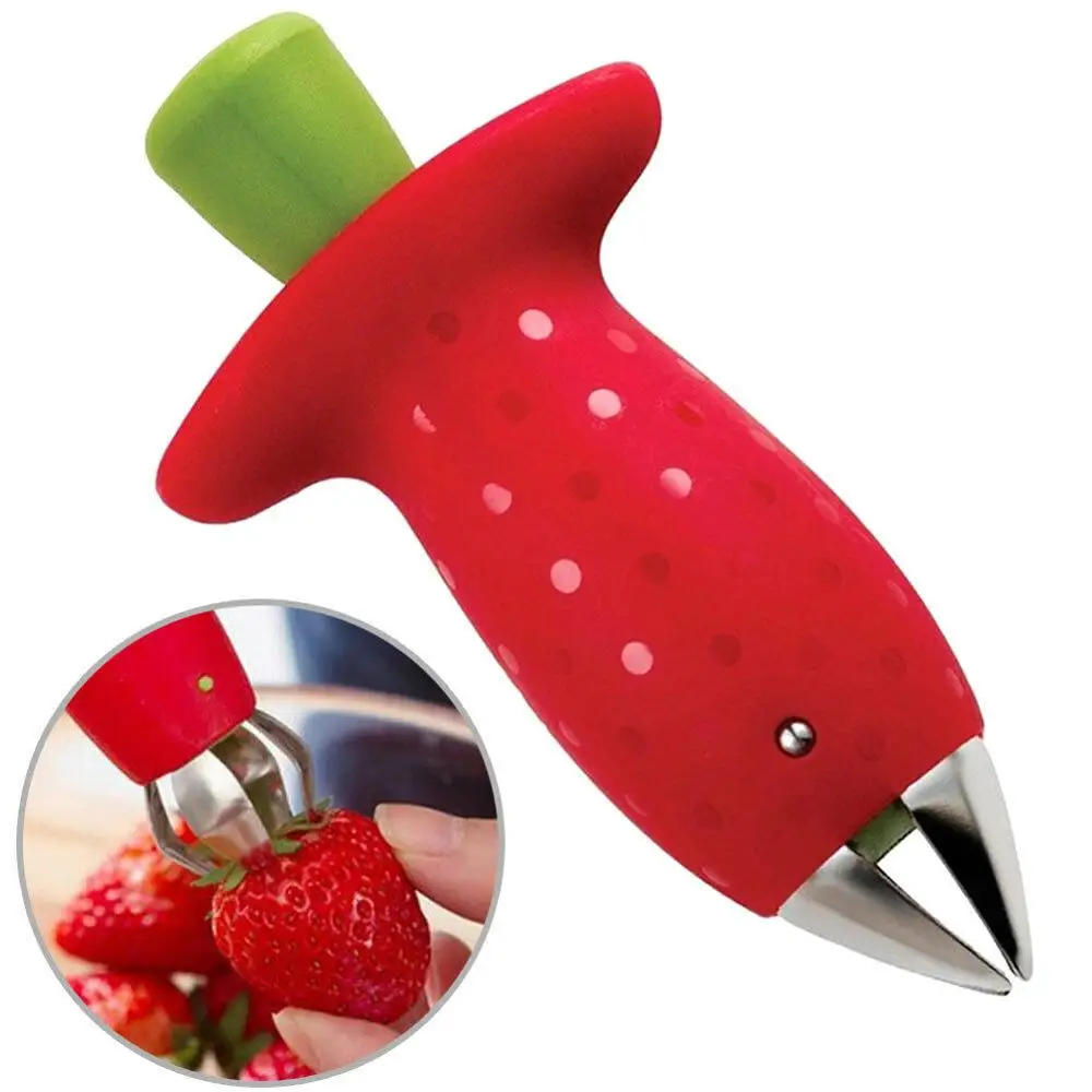 

O276 Tomato Fruit Slicer Strawberry Huller Fruit Corer Strawberry Stem Leaves Remover