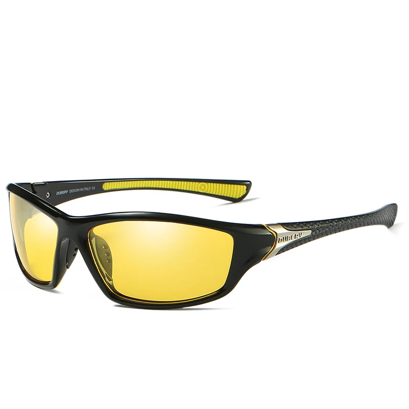 

DUBERY D120 Fashion Rectangle Extreme Sport Polarized Sunglasses Men High Quality 2020