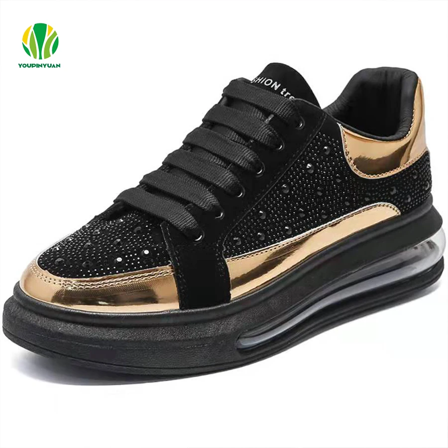 

2021 new Chinese made men's shoes thick-soled all-match men's casual shoes new sports board shoes