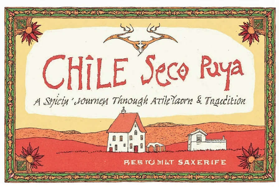 spice rack with chile seco puya