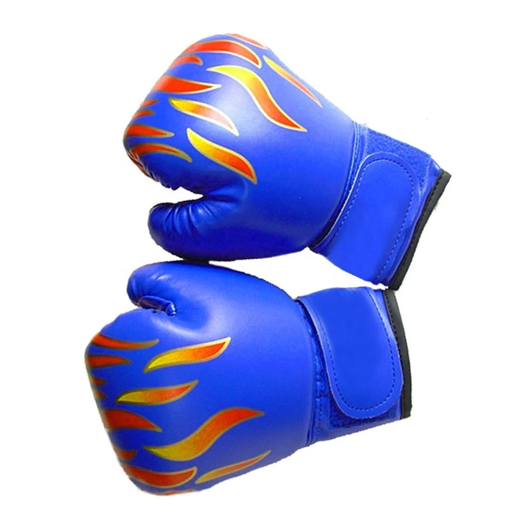 

TY Children Boxing Gloves Professional Flame Mesh Breathable PU Leather Flame Boxing Gloves Sanda Training Sports accessories, Customer requiment