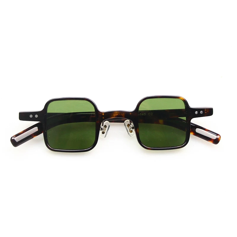 

Green lens rectangular eyeglasses acetate mommy and me kids women sunglasses