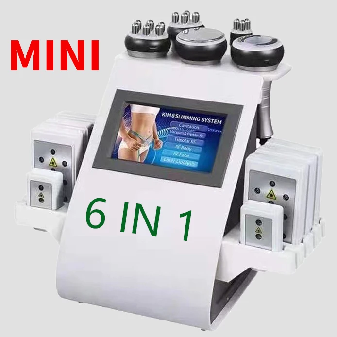 

6 In 1 Slimming Multifuncion Rf Vacum Manipulo 360 Maquina De Cavitacion 6-1 40K Vacuum System Ultrasound Cavitation Machine