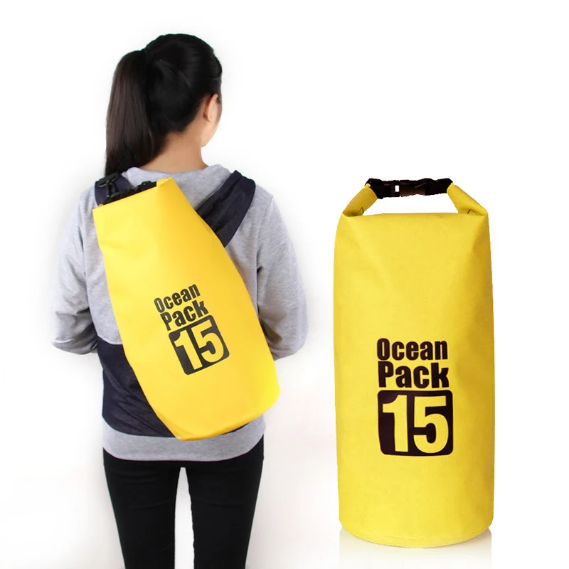 

Hot selling outdoor unisex PVC diving bag, Green,blue,red,yellow,black,orange