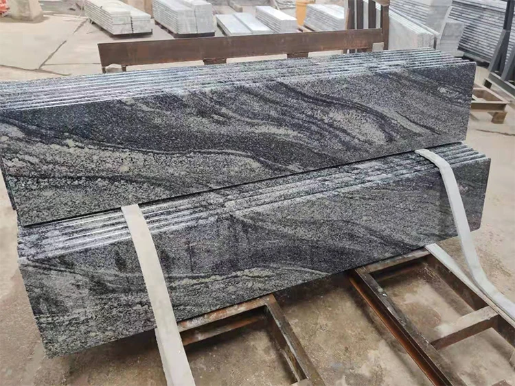 抛光磨光自然浅灰色尼禄圣地亚哥花岗岩到墙砖瓷砖马赛克立方体触觉
