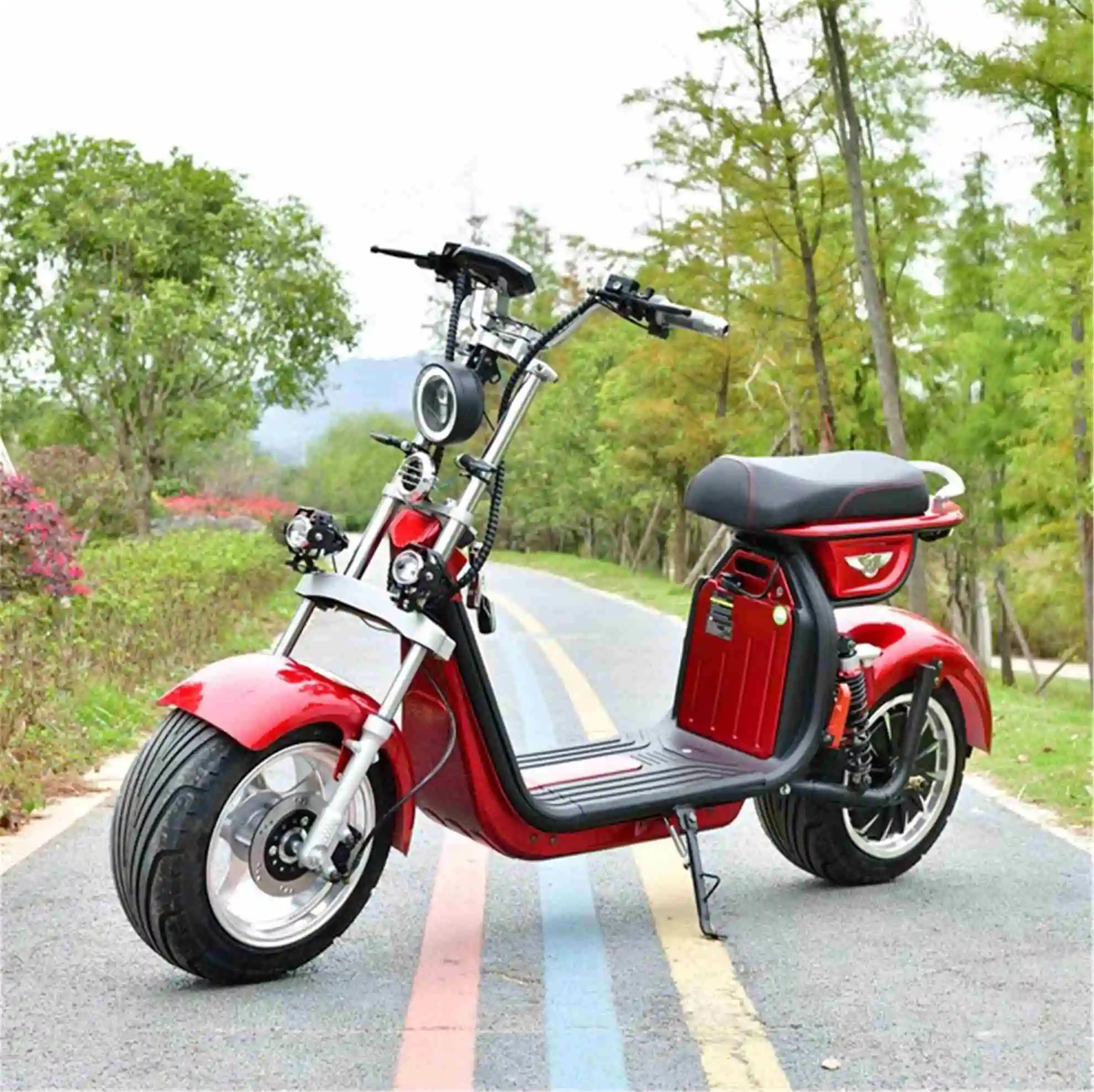 

YIDE 3 Wheel Tricycle Motorcycles Electric Para Adultos Three Wheel Electric Scooter Electric Scooter Adult, Black