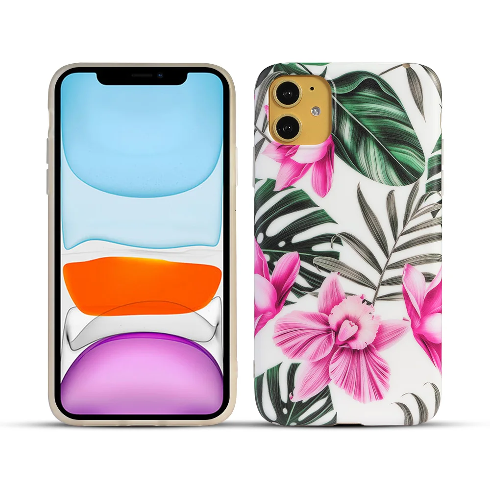 Drop Tested Protective Imd Marble Phone Back Cover Cell Phone Case For