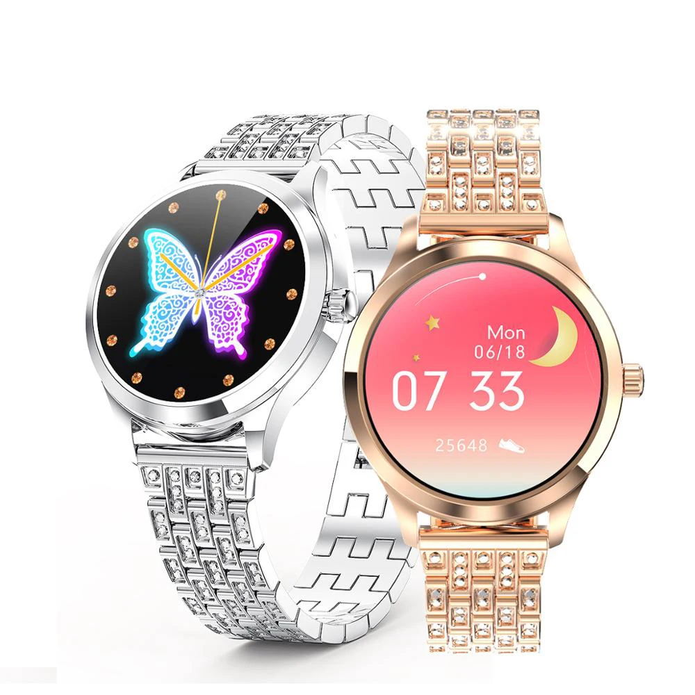 

New LW07 Smart Watch Women 1.09 Inch 2.5D DIY Watch Face IP67 Waterproof Lady Smartwatch 2020 For Android IOS Phone Clock