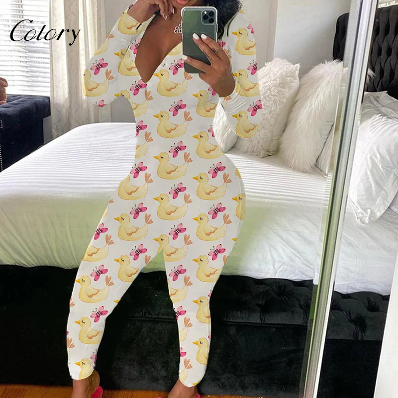 

Colory Second Hand Rompers Cotton Pyjamas Ladies Pijama Coton, Picture shows