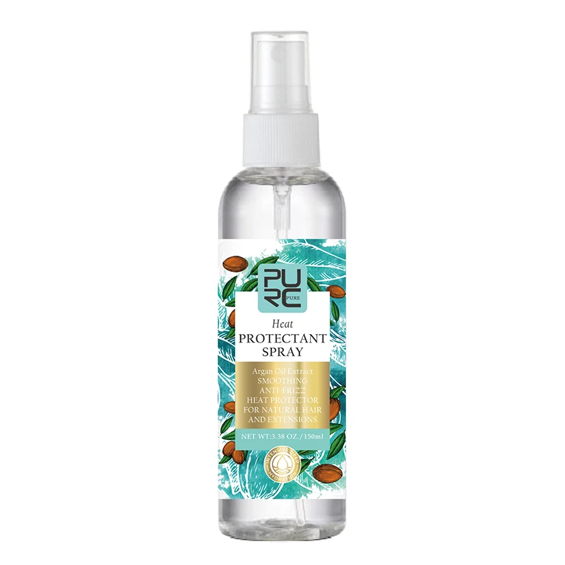

Private Label Thermal Protection Spray Frizz Free Argan Oil Leave In Conditioning Mist Hair Heat Protectant Spray