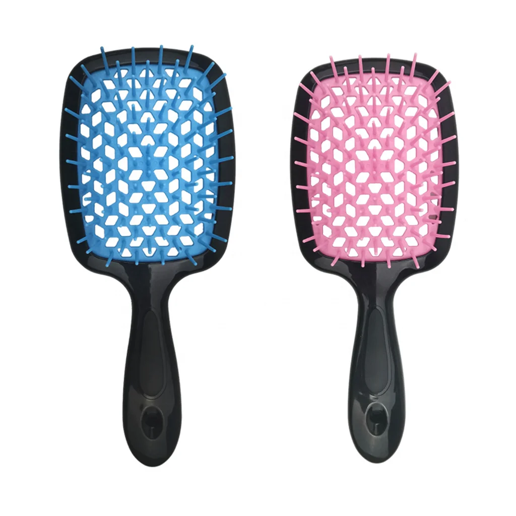 

Superbrush Hollow Comb Massage Grid Smooth Hair Brush Wet and Dry Hairdressing Comb Curly Hair Comb Quick Blow Dry Hair Brush