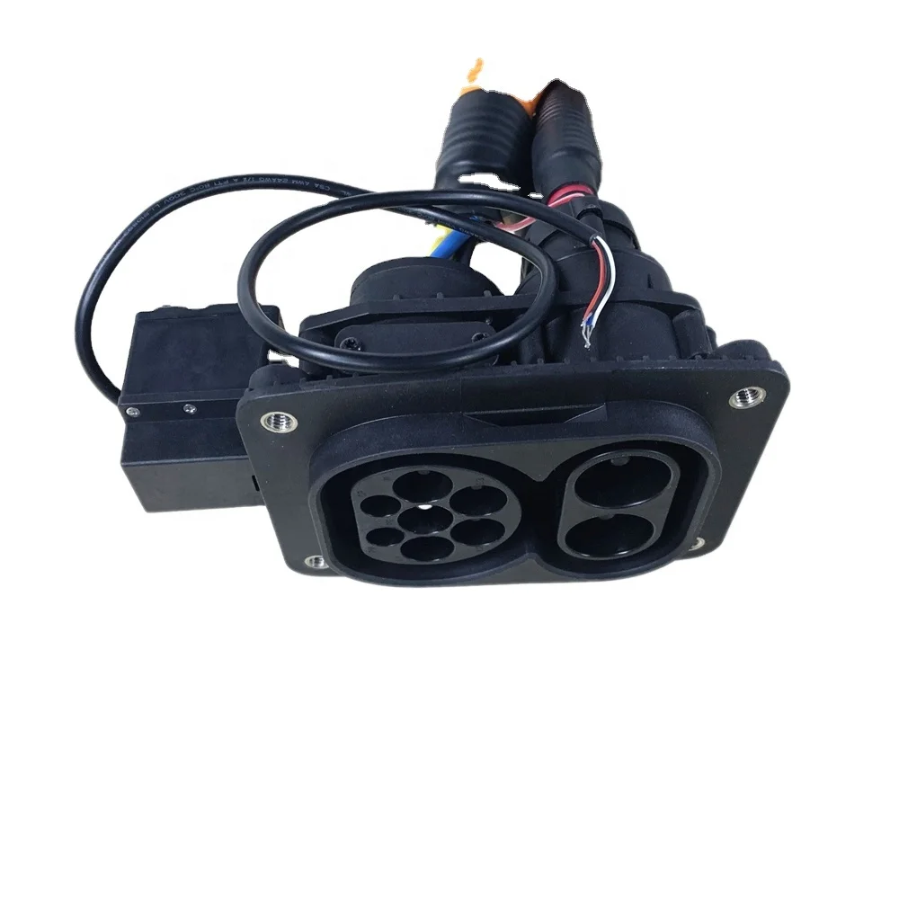 

CCS Type 2 Inlet /Receptacle/Socket with Cable- Combined EV Charging System for EV Car Side Rapid Charging