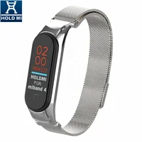 

ODM holdmi new 43036 series silver color stainless steel milanese strap for xiaomi mi band 4 & 3