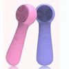 2019 NEW acoustic wave electric cleanser wireless charging face cleanser silicone facial cleansing support OEM/ODM