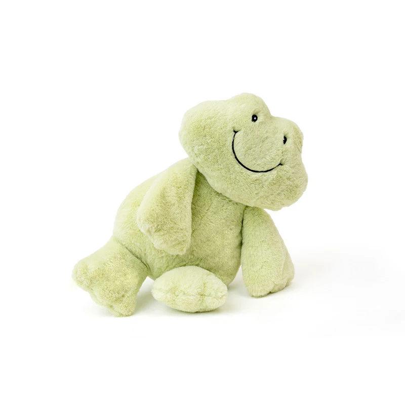 

Wholesale Smiling Frog Plush Toy Stuffed Animals Toys Green Frog Pillow Bedtime Toys