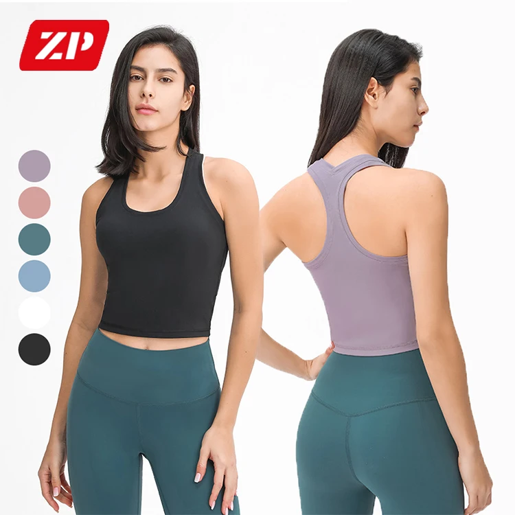 

Wholesale Ladies Sportswear Custom Yoga Tops Gym Fitness Sexy Cropped women crop tank
