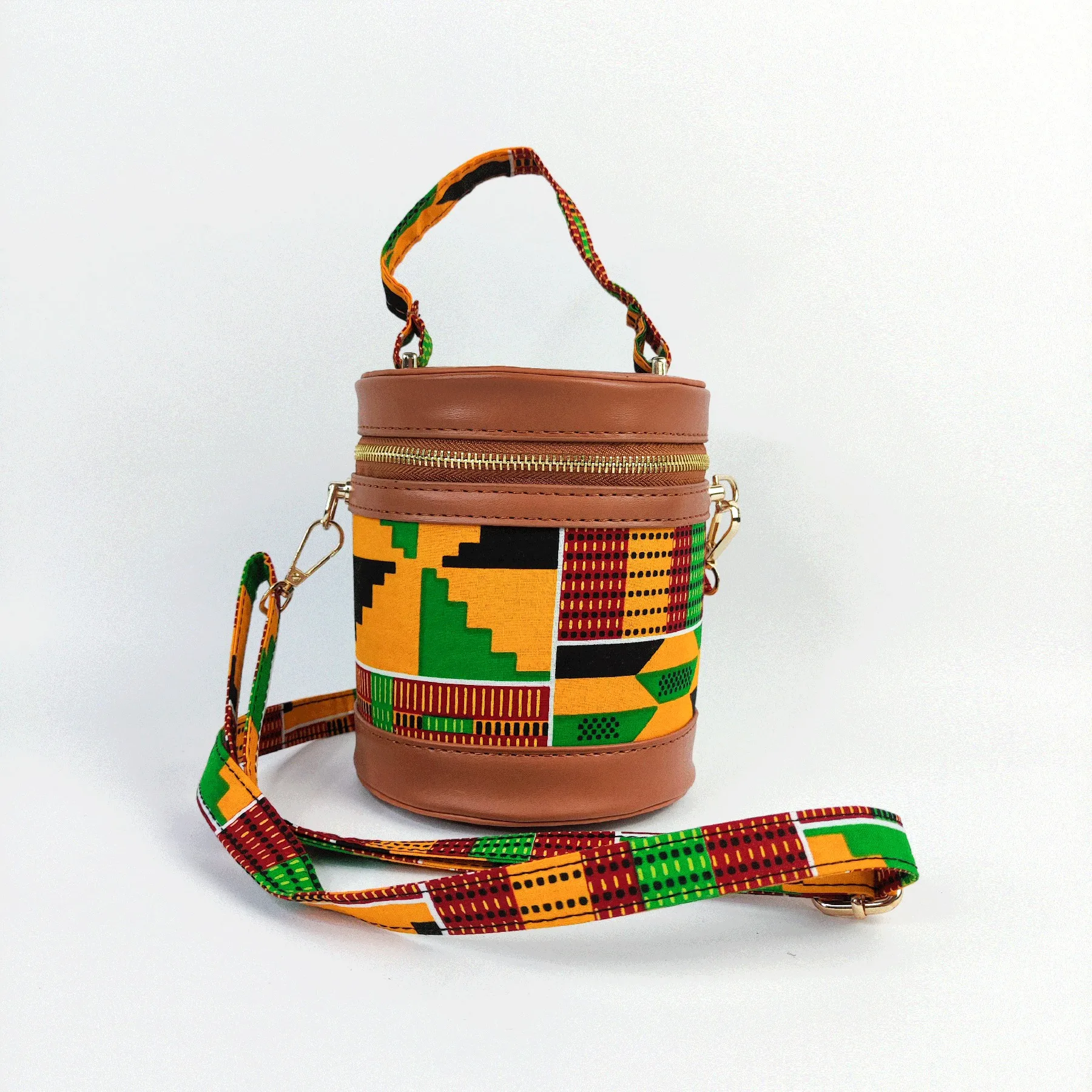

New Arrivals African Print Bucket Bag Girl Handbag Wholesale, As pic or customized