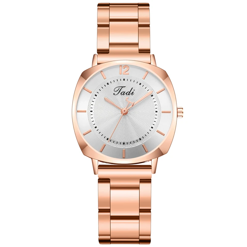 

New classic hot digital graduated alloy women's student square ultra thin watch fashion steel watch quartz watch, 6 colors