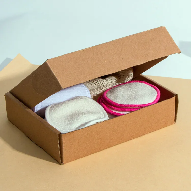 

Reusable Washable Make-Up Removal Pads With Box, Black, gray, green, white