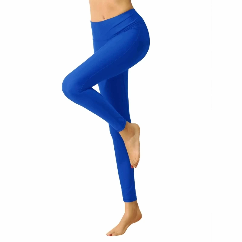 

High Quality Workout Leggings Woman High Waist Elastic Swimsuit Fitness Yoga Tight Long Pants