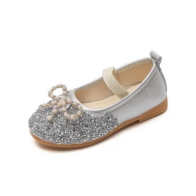 

Nian OEM Zapatos de princesa little girls dress princess comfortable beautiful designer for baby shoes girl shoes, Gold silver pink
