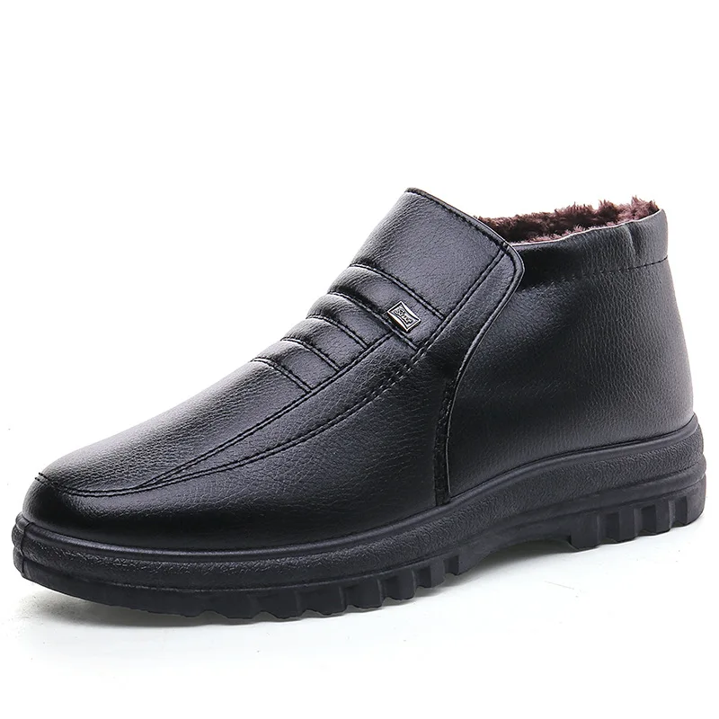

Fashion black outdoor winter hiking safety casual boot shoes for men