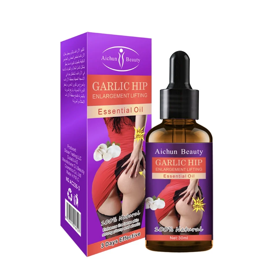 

Hot Sale Hip lift up butt enlargement garlic hip up essential oil for Sexy Women