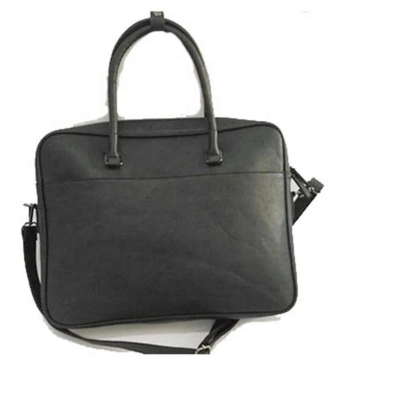 

China Wholesale 15.6" Waterproof PU Leather Shoulder Laptop Bag for men briefcase