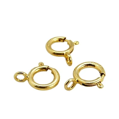 

PandaHall 1/20 Karat 14K Gold Filled Jewelry Spring Ring Clasps