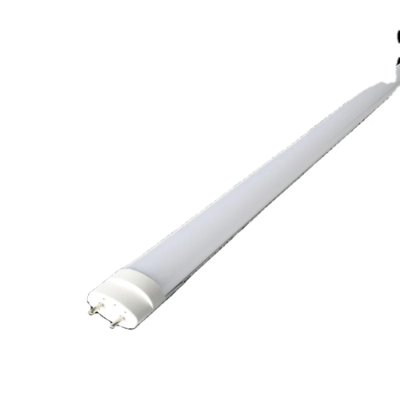 4FT LED Tube Lights 18W LED Tube Light Bulbs Two Pin G13 Plug Dual-Ended Powered Works Without Ballast White Cover