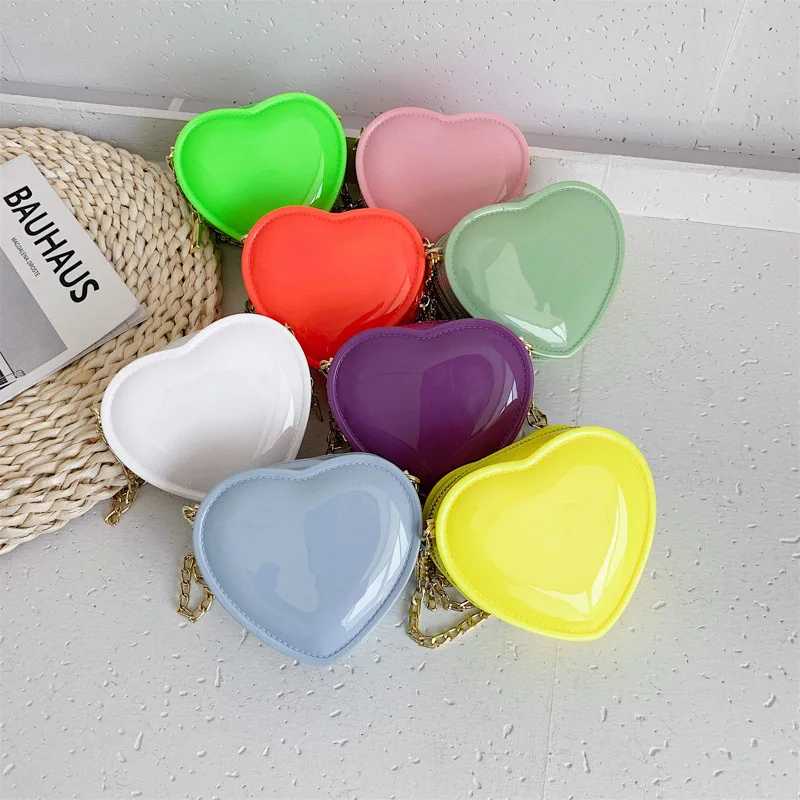 

Wholesale Girls' Purse Circle Purse Round Handbags Girls Cute Bags Little Bags Handbags for Kids Nice Heart Shape Purses