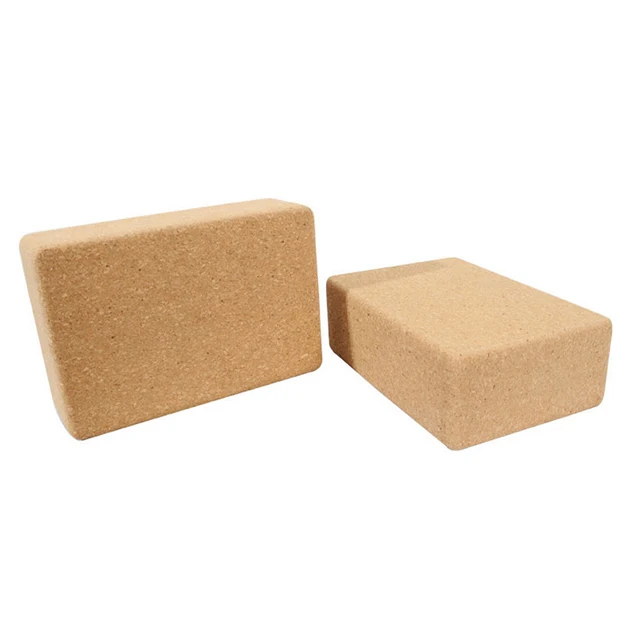 

High Density Custom Logo Cork Yoga Block for Stretching and Stability