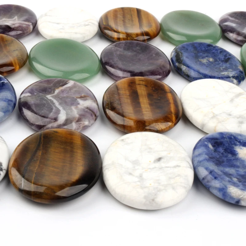 

2022 new products high quality crystal polished crafts Nature healing quartz crystal Thumb Worry Stones
