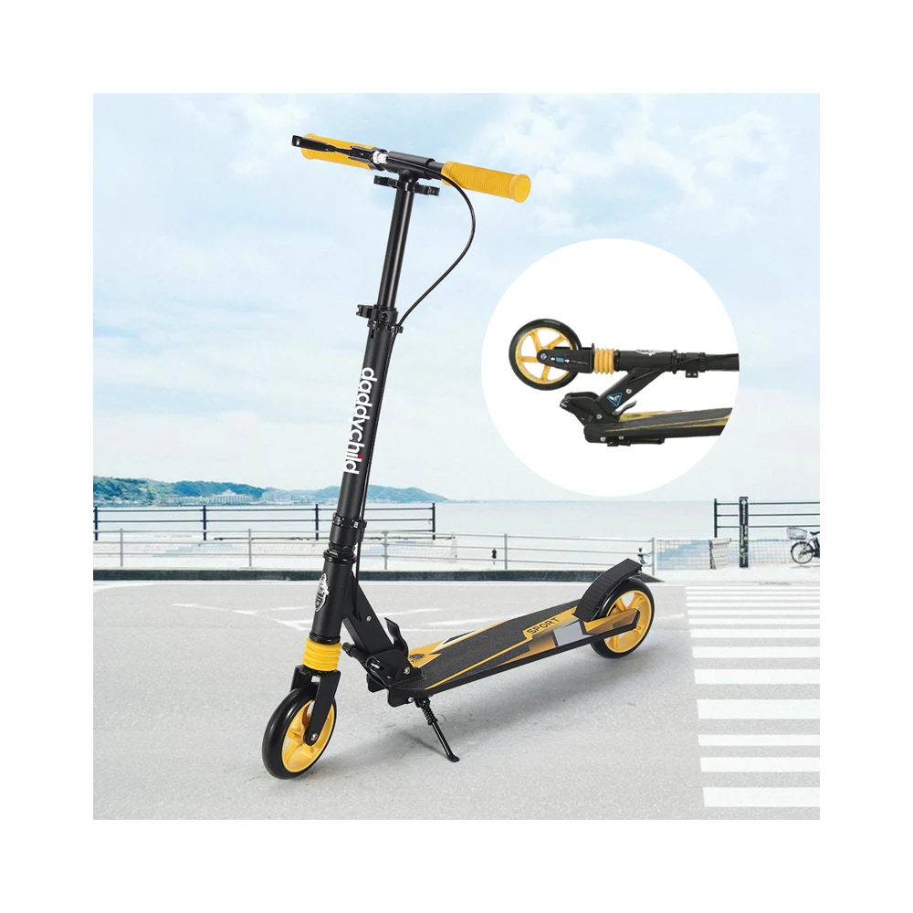 

New design easy folding system double brake kids kick scooter